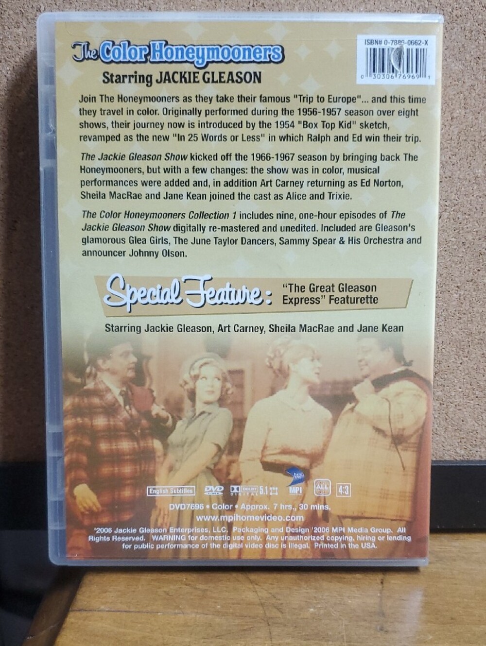 The Color Honeymooners Starring Jackie Gleason - Color DVD Set - Picture 2 of 2